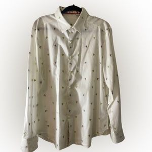 Robert Graham tropical print dress shirt